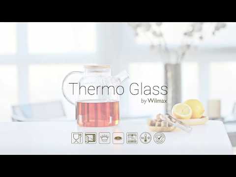 Thermo Glass Teapot 52 Fl Oz | High temperature and shock resistant